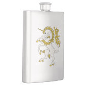 Unicorn Rampant Heupfles (Rechts)