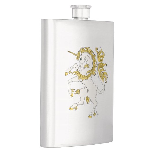 Unicorn Rampant Heupfles (Rechts)