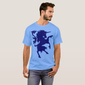 Unicorn Rampant T-shirt (Voorkant volledig)