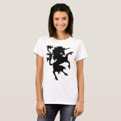 Unicorn Rampant T-shirt (Voorkant volledig)