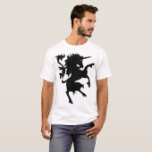 Unicorn Rampant T-shirt (Voorkant volledig)
