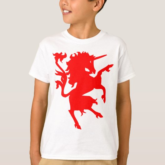 Unicorn Rampant T-shirt (Voorkant)