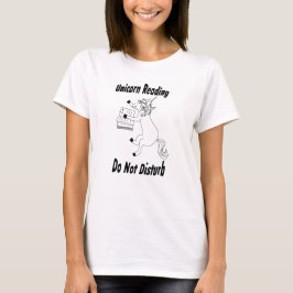 Unicorn Reading... - Basic Women's T-shirt - BL