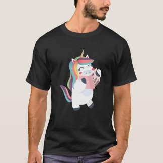 Unicorn Reading Book How To Believe in Uzelf T-shirt