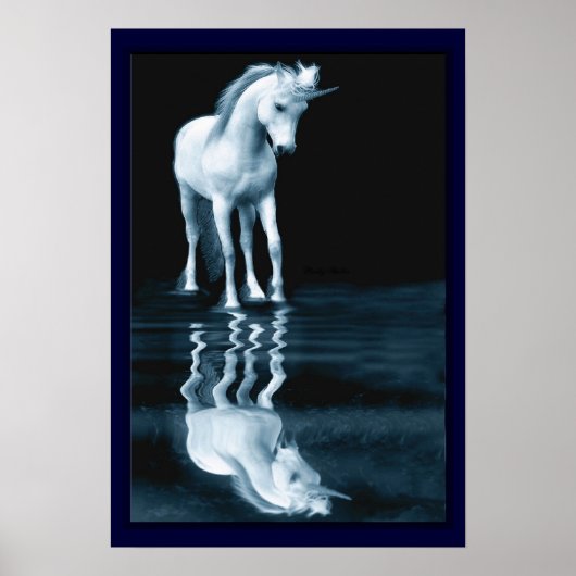 Unicorn Reflections Print (Voorkant)