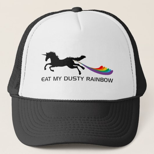 Unicorn-regenboog Trucker Pet (Voorkant)
