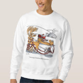 Unicorn Reindeer sweatshirt (Devant)