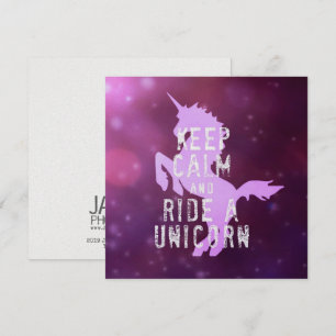 UNICORN RIDES 5.25 x 5.25 carte