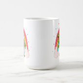 Unicorn Riding Dinosaur Coffee Mok (Center)