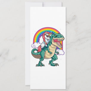Unicorn Riding T rex Dinosaur Boys Girls Mannen Vr Save The Date