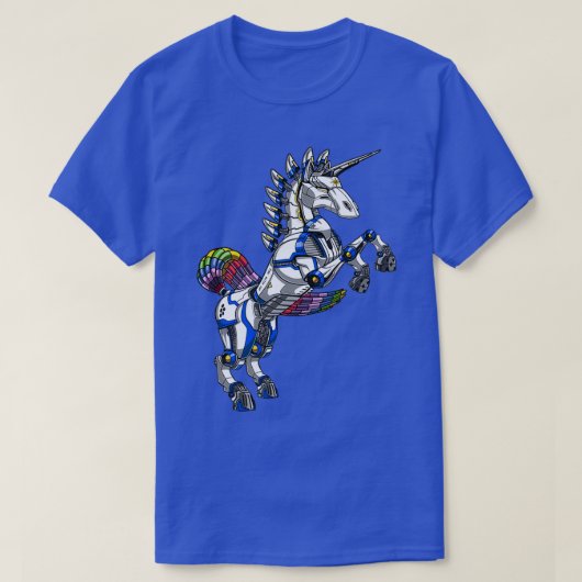 Unicorn Robot T-shirt (Design voorkant)