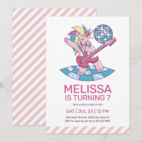 Unicorn Rockstar Zingende roze kinderen van afgelo