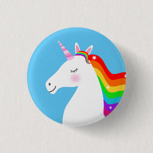 Unicorn Ronde Button 3,2 Cm