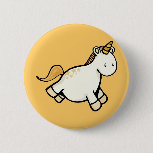 Unicorn Ronde Button 5,7 Cm (Voorkant)