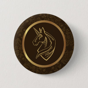  Unicorn Ronde Button 5,7 Cm