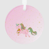 Unicorn Rose Gold Spots Girly mignonne (dos)