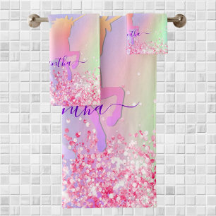 Unicorn rose pourpre confetti nom fille
