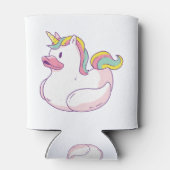 Unicorn Rubber Duck Blikjeskoeler (Achterkant)