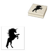 Unicorn Rubberstempel (Gestempeld)