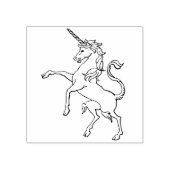 Unicorn Rubberstempel (Afrduk)