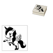 Unicorn Rubberstempel (Gestempeld)