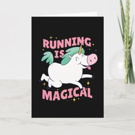 Unicorn Running Kaart (Voorkant)