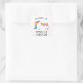 Unicorn school levering of eigendom van stickers (Tas)