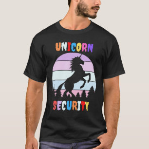 Unicorn Security Halloween Fun T-Shirt