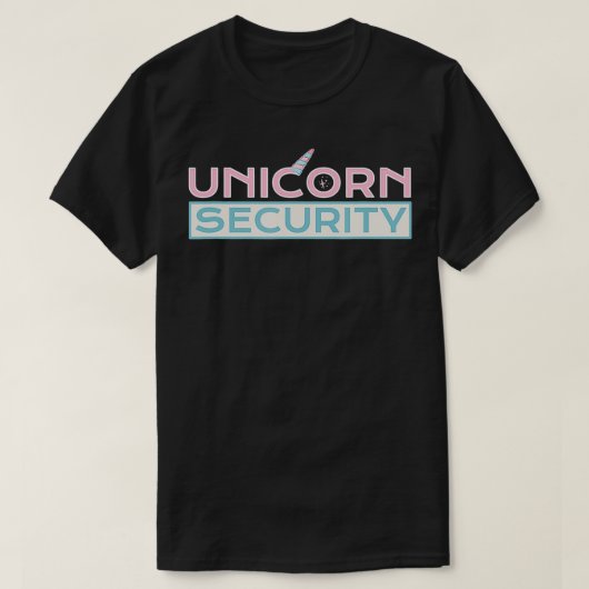 Unicorn Security  T-shirt (Design voorkant)
