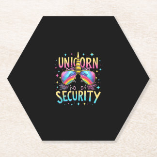 Unicorn Security Tank Top_6 Kartonnen Onderzetters