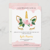 Unicorn Shower Kaart (Voorkant / Achterkant)