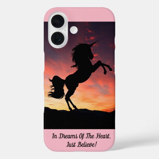 Unicorn Silhouette iPhone / coque ipad (Verso)
