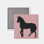Unicorn Silhouette Magnet Magneet (Voorkant / Achterkant)