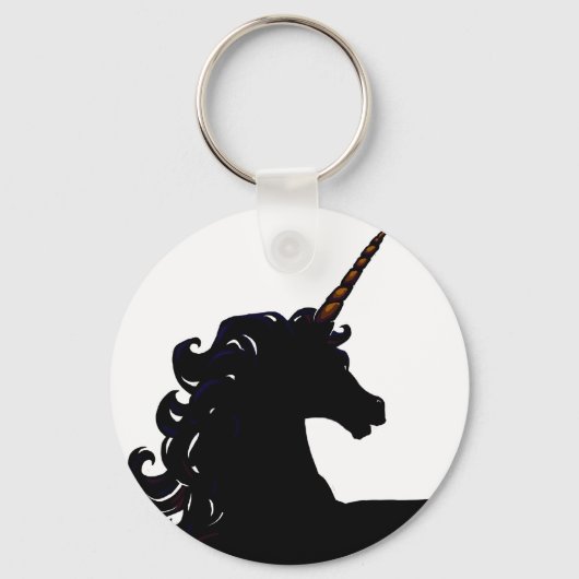 Unicorn Silhouette Sleutelhanger (Voorkant)