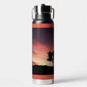 Unicorn Silhouette Water Fles (Voorkant)