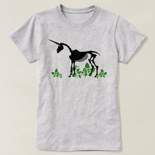 Unicorn Skeleton T-Shirt (Design voorkant)