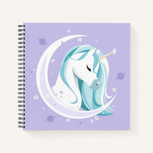 Unicorn Sketchbook Notitieboek (Voorkant)