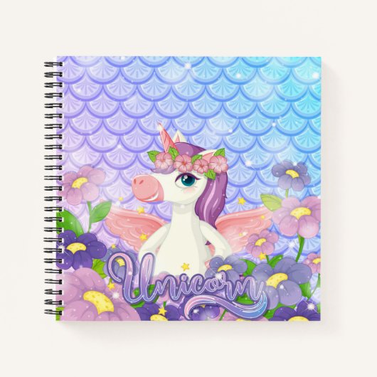 Unicorn Sketchbook Notitieboek (Voorkant)