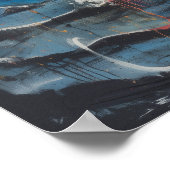 Unicorn Skull Magical Witchy AI Art Matte Value Poster (Hoek)