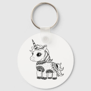 Unicorn Sleutelhanger