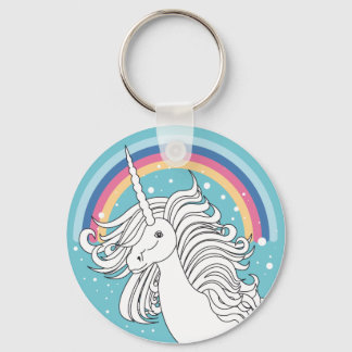UNICORN SLEUTELHANGER BLUE