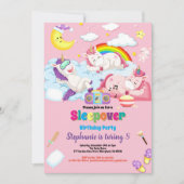 Unicorn slumber kaart (Voorkant)