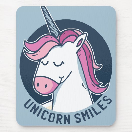 Unicorn Smile Muismat (Voorkant)