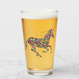Unicorn Sparkle Glass Glas