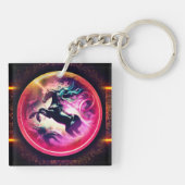 Unicorn Splash-Sleutelhanger Sleutelhanger (Achterkant)