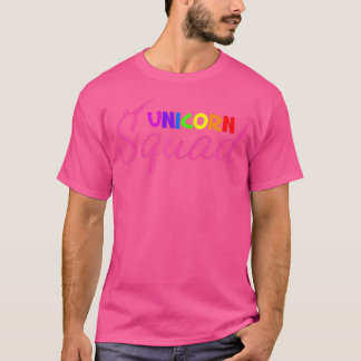 Unicorn Squad en Happy Rainbow Color for Girls, Wo T-shirt