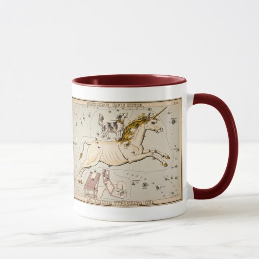 Unicorn Star Constellation Map Mok (Rechts)