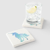 Unicorn Stenen Onderzetter (Zijkant)
