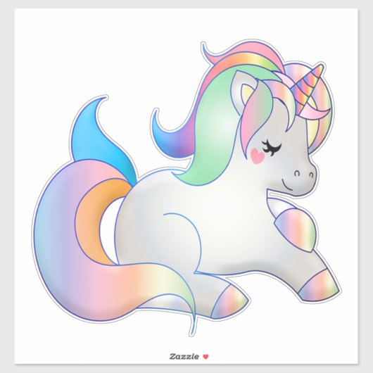 Unicorn Sticker (Vel)