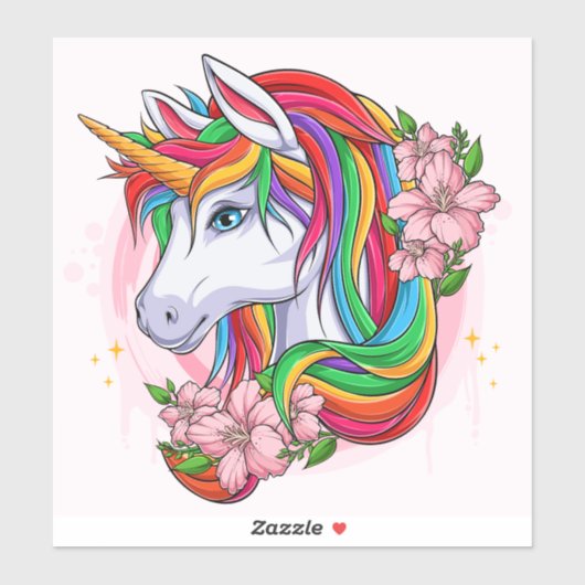 Unicorn Sticker (Vel)
